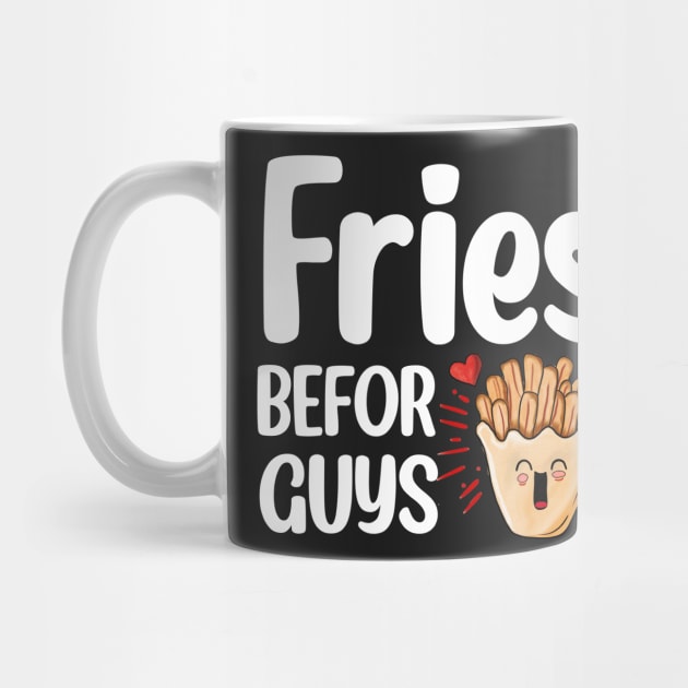 Fries Befor Guys - Kawaii French Fries by KawaiiFoodArt